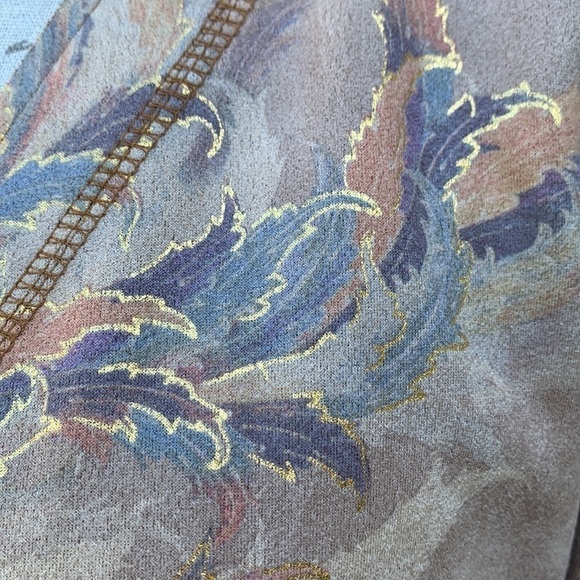 Solitaire Nude Filagree Open Front Faux Suede Jacket - Picture 7 of 14